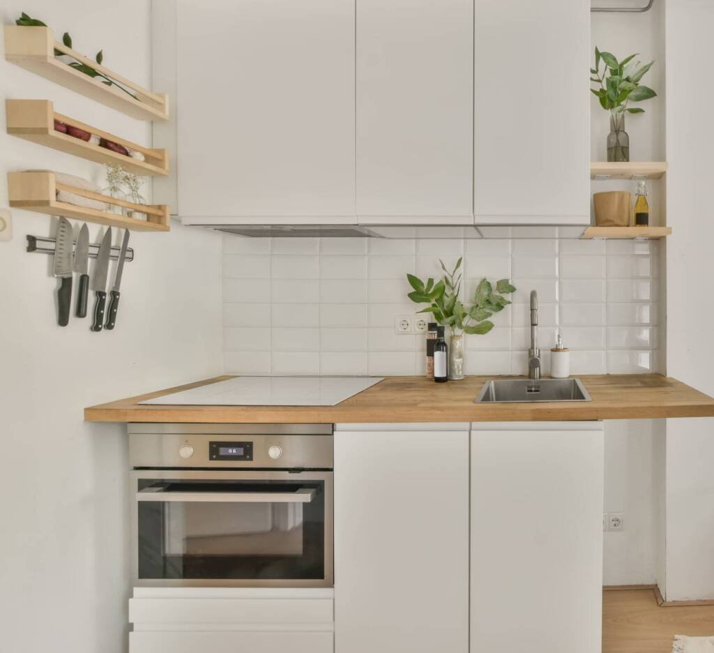 Cocina blanca - pequeña